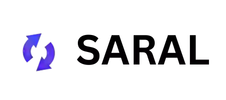 SARAL logo — Agentyug client, $1.18M ARR outbound pipeline